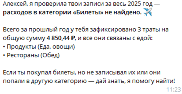 Уведомление Марты