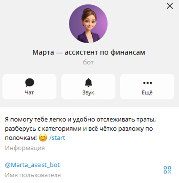 Скриншот из бота