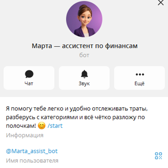 Твой финансовый ИИ-ассистент - Марта